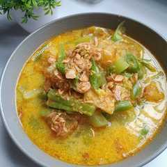 รูปของ Gulai labu siam buncis