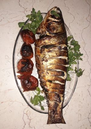 عکسی از دستور ماهی شکم پر گیلانی