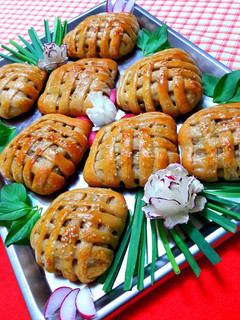عکسی از دستور پیراشکی مرغ حصیری