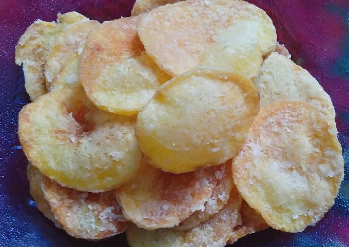 Bagaimana Menyiapkan 35. KRIPIK KENTANG KRIUK-KRIUK DAN KOMPONG, Lezat