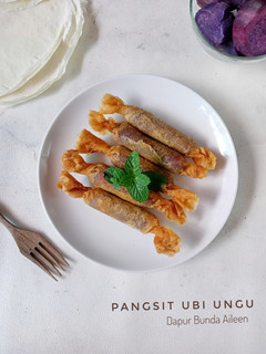 Foto resep Pangsit Ubi Ungu