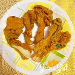 A picture of Bokchoy Fritters.