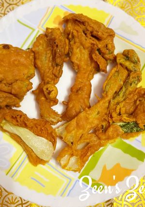 A picture of Bokchoy Fritters.
