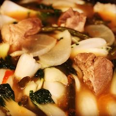 A picture of Pork Sinigang.