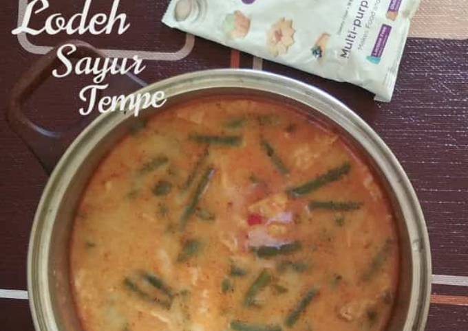 Lodeh Sayur Tempe Simpel