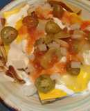 Nachos con carnitas. ॐ