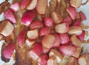 Una foto de Rabanitos al horno con aceto balsámico