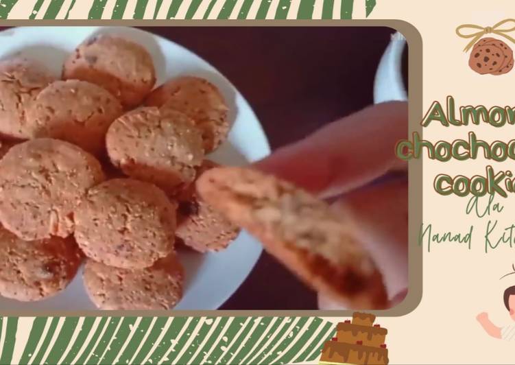 Siap Saji Resep oat almond chochochip cookie Praktis Enak