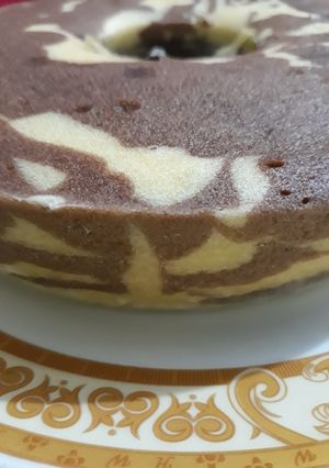 Foto resep Bolu zebra putih telor