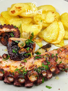 Una foto de Pulpo frito