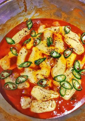 Foto resep Tteokboki with mozarela
