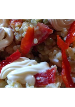 Una foto de Ensalada fresca de Arroz con hierbas