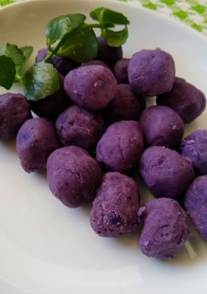 【簡易原型】紫薯葡萄 的食譜成品照片