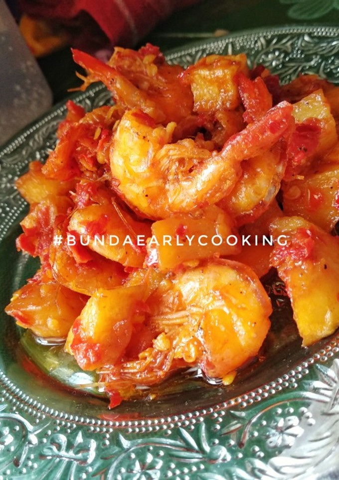 Foto resep Udang Kentang Balado