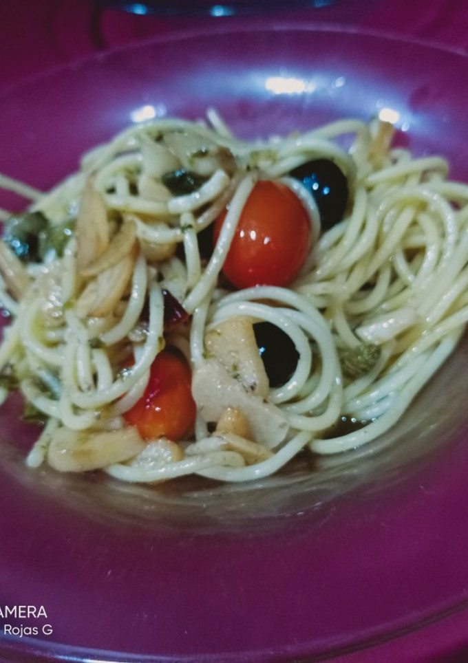 Una foto de Spaghettis de aprovechamiento