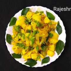 A picture of Aloo Bhaji.