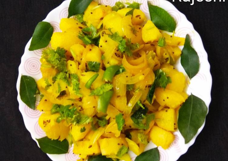 Recipe of Quick Aloo Bhaji