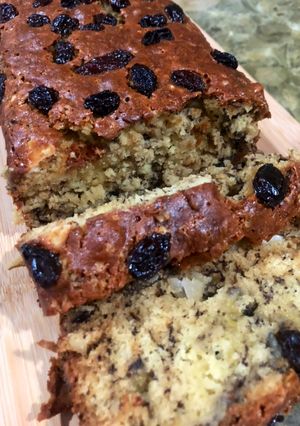 Foto resep Banana Bread with Almond Inside