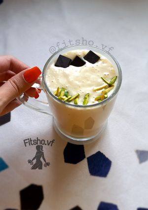 عکسی از دستور شیک موز انبه رژیمی