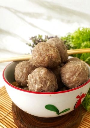 Foto resep Bakso Sapi kenyal homemade