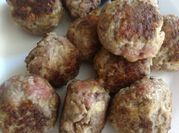 A picture of italian sausages
