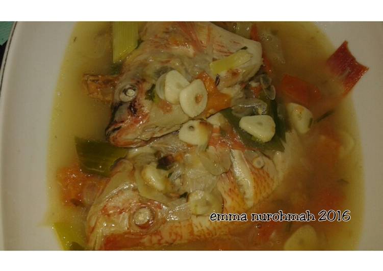 Sup Ikan Nila segaar enak a la Dapur Aliya