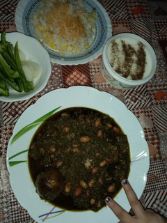 عکسی از دستور قرمه سبزی