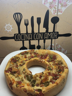 Una foto de Budín salado