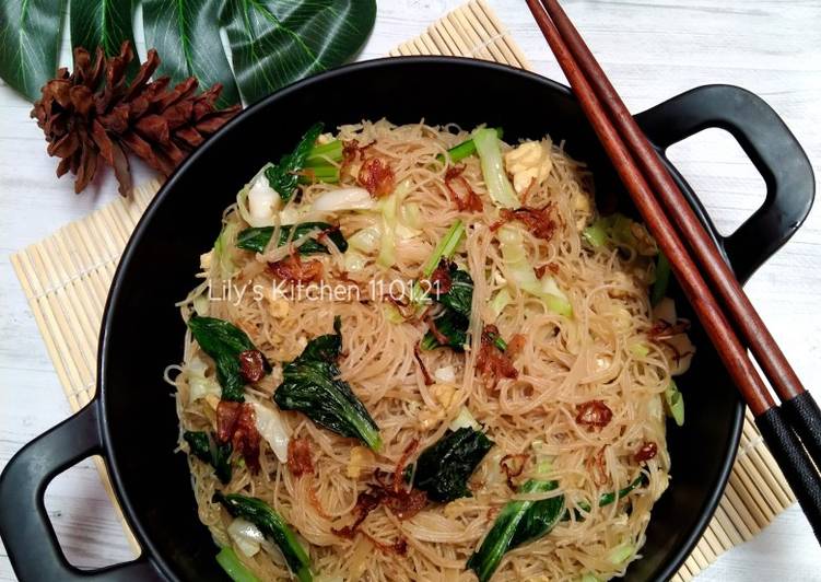 Resep 391.Bihun Goreng Jawa Sederhana