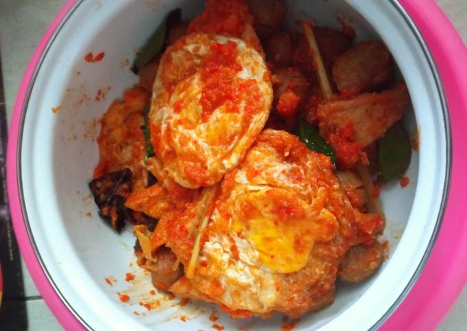 Resep Bumbu bali telur ceplok Anti Gagal