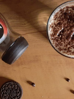 A picture of Creamy cold coffee.