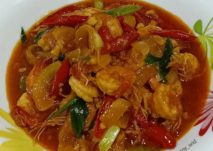 Udang Goreng Mentega Pedas