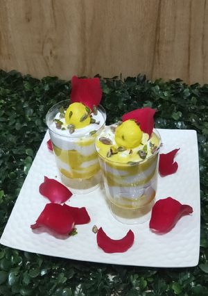 A picture of Rasmalia mousse.