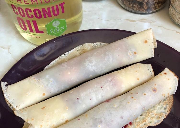 Palacsinta alaprecept (cukormentes, laktózmentes, tojásmentes)