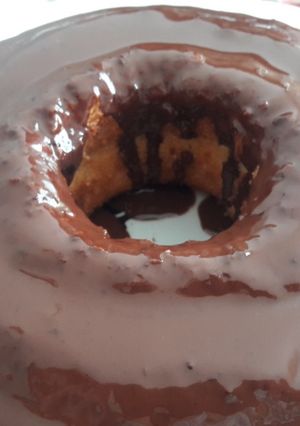 صورة لوصفة الكيكة اليومية بصوص الشوكولاتة