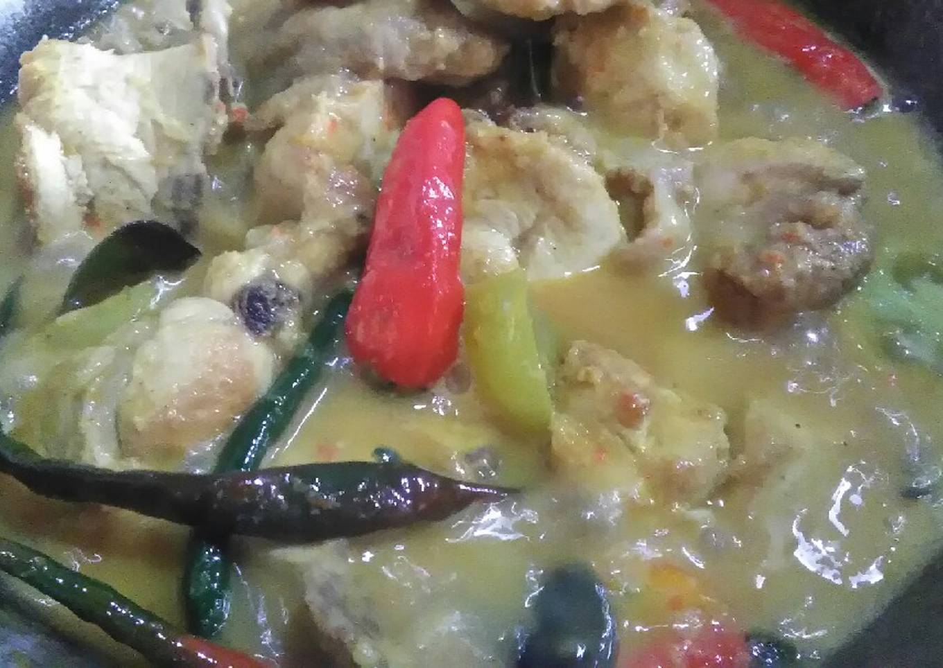 Ayam rica2 sedikit berkuah