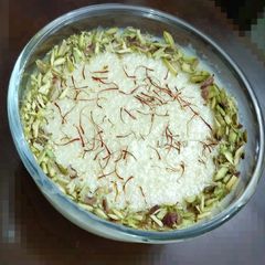 A picture of Zafrani Kheer.