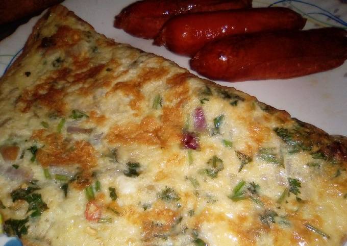 Quick fix spicy omelette