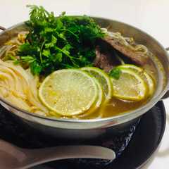 Una foto de Fideos de sopa de carne estilo vietnamita Phở bò🇺🇾🇯🇵🇻🇳フォーボー
