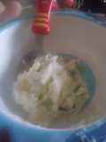 Puré de espinaca y Papa