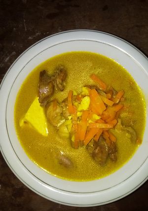 Foto resep Tahu ati ayam kuah santan