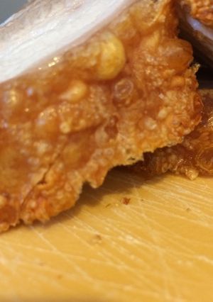 Hình của món Thịt quay công thức phủ muối.