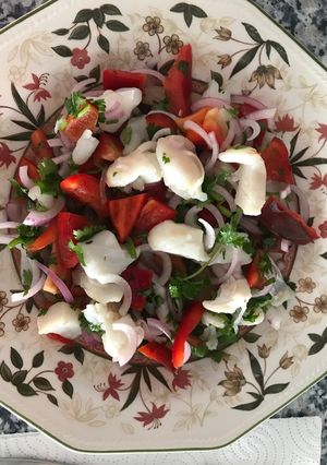 Una foto de Ceviche o Cebiche de bacalao