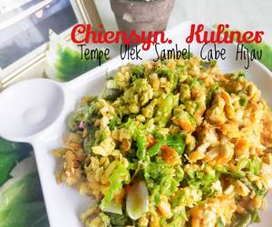 Resep Baru Tempe ulek sambal cabe hijau Enak Sederhana