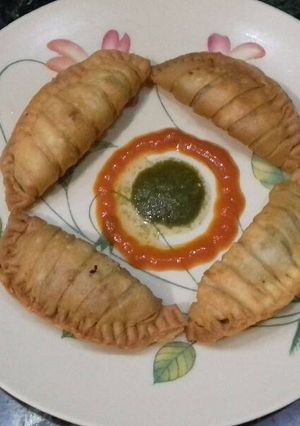 A picture of Matar patties.