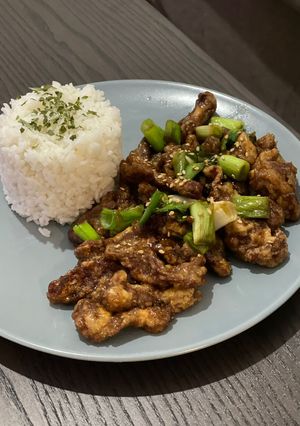 Une photo de Mongolian beef