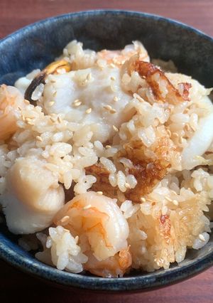 A picture of Seafood Takikomigohan.