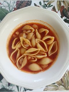 Una foto de Lumaconi con gambas