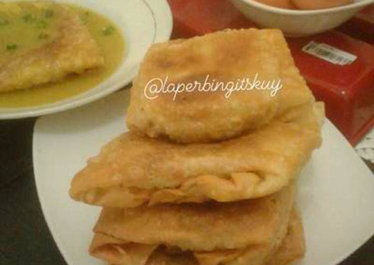 Martabak india isi daging sayuran anti gagal