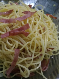Foto resep Spaghetti Aglio Olio Smoked Beef